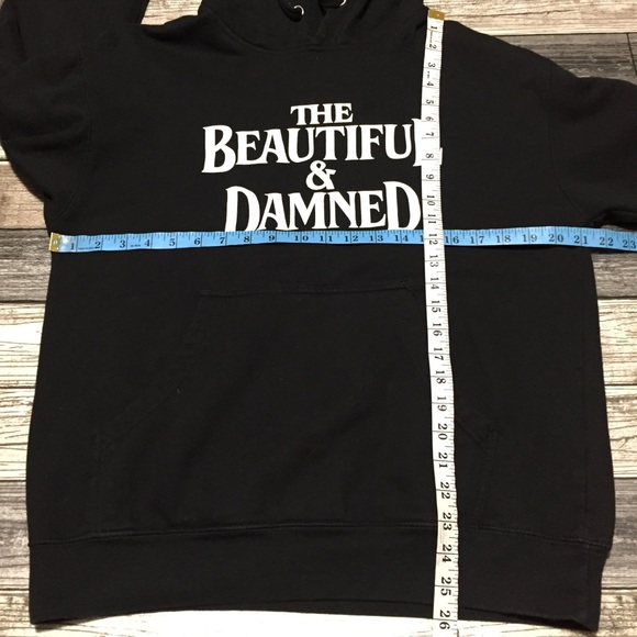 G Eazy The Beautiful And Damned Album Hoodie Men’s M Black White Pullover - Picture 2 of 7